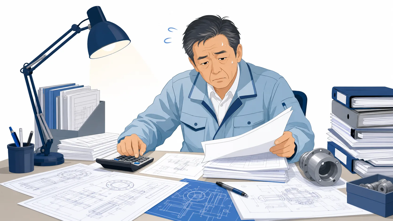 見積もりに追われる現場