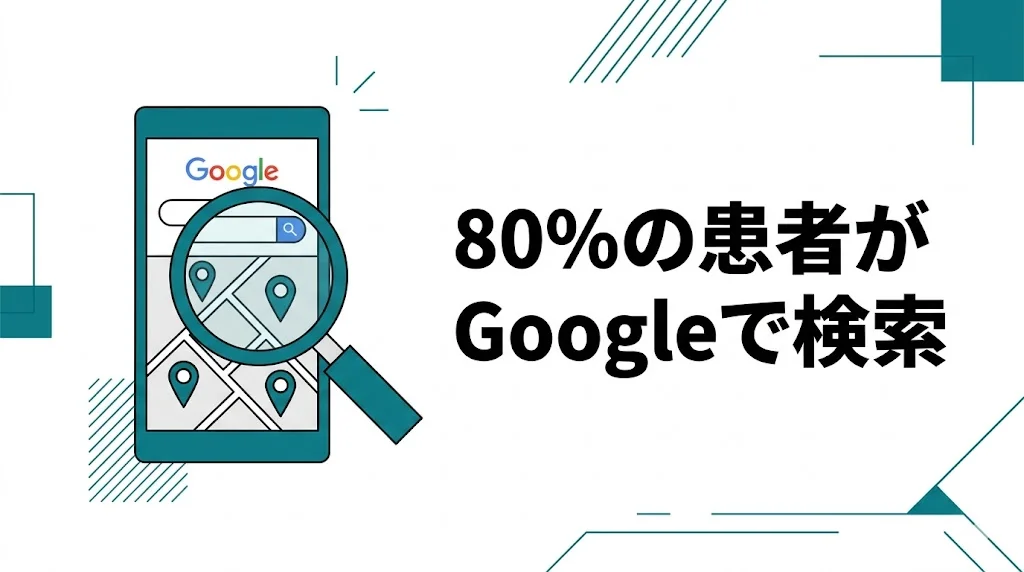80%の患者がGoogleで検索